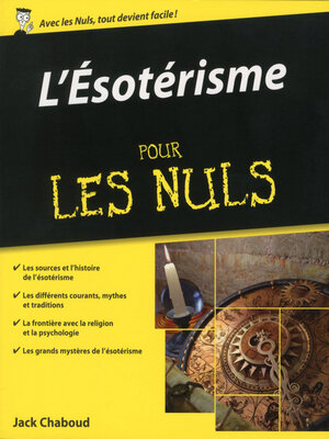 cover image of L'Esotérisme Pour les Nuls